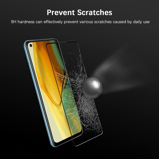 Oppo A96 Hoesjes – Soft TPU Siliconen Backcover – Schokbestendig – 3x Gehard Glas Screenprotector – Zwart-Ilumina Benelux