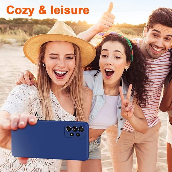 Samsung Galaxy A13 4G Hoesjes – Liquid Siliconen Backcover – Soft Touch – Flexibel – Zwart-Ilumina Benelux