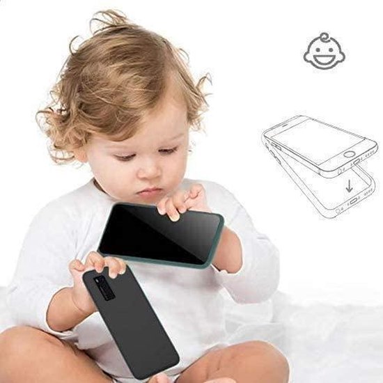 Realme C11 Hoesjes – Siliconen Backcover – Soft TPU – Schokbestendig – Zwart-Ilumina Benelux