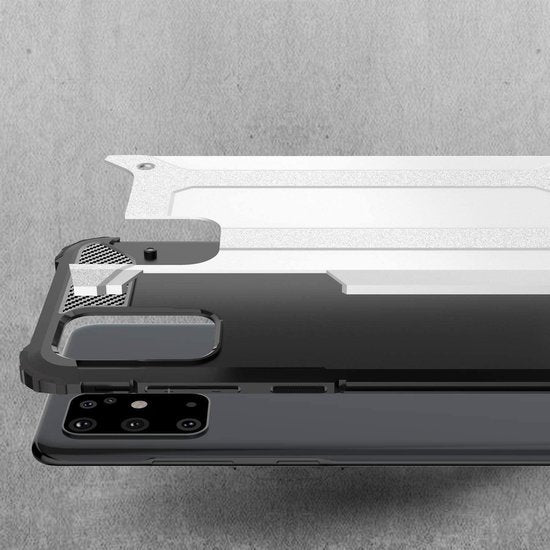 Samsung Galaxy S20 Plus Hoesjes – Armor Hybrid Backcover – Schokbestendig – Rood-Ilumina Benelux