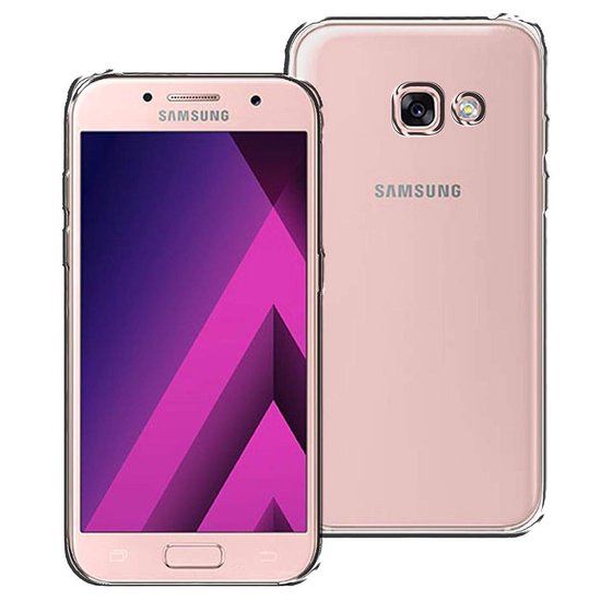 Silicone Soft Backcover Hoesje Geschikt voor: Samsung Galaxy A3 2017 - Transparant