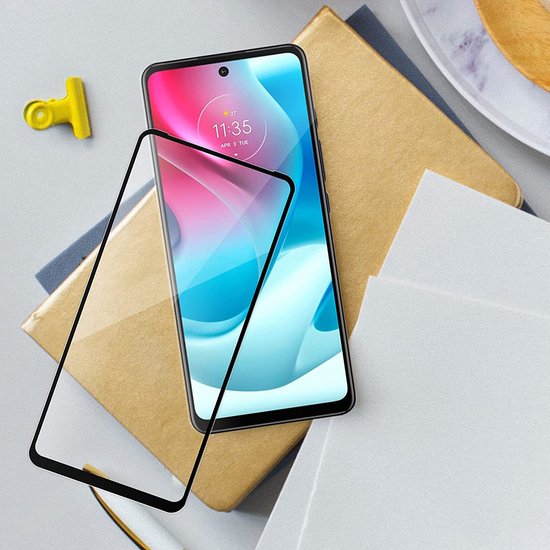 Screenprotector – Geschikt voor Motorola Moto G60s/G60/G40 Fusion – Full Cover – Gehard Glas 9H – 2-Pack – Transparant