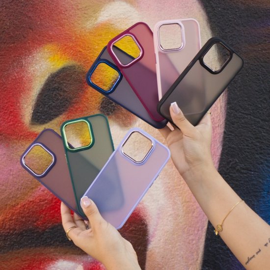Samsung Galaxy A52/A52S Hoesjes – Military Backcover – Soft TPU Bumper – Schokbestendig – Paars-Ilumina Benelux