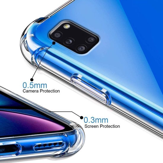 Samsung Galaxy A31 Hoesjes – Siliconen Backcover – Schokbestendig – Transparant-Ilumina Benelux