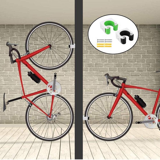 Fietshaak muurbevestiging – Ophangsysteem racefiets – Wandhouder – Ruimtebesparend-Opbergbeugel fiets-Ilumina Benelux