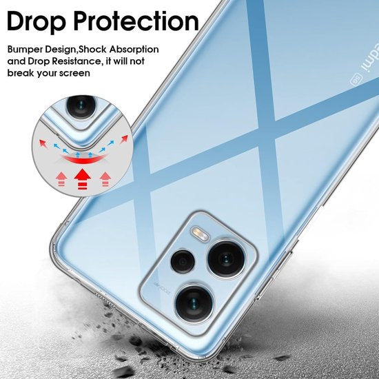 Xiaomi Redmi Note 12 Pro+ Hoesjes – Transparante Siliconen Backcover – Flexibel – 4G/5G-Ilumina Benelux