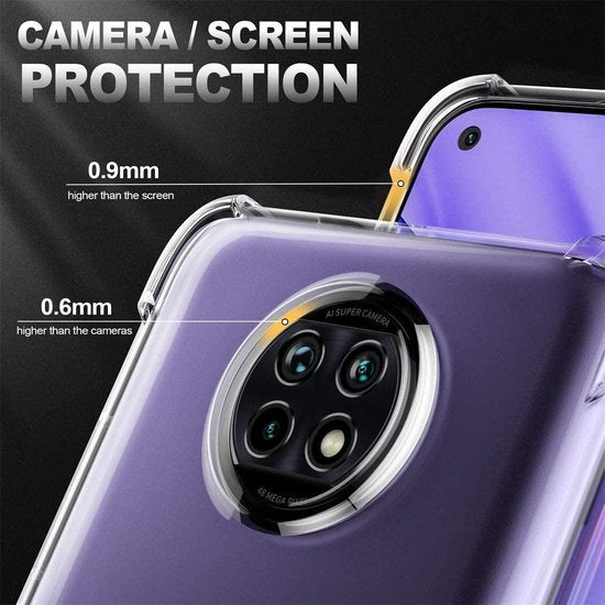 Xiaomi Redmi Note 9T 5G Hoesjes – Soft TPU Siliconen Backcover – Schokbestendig-Ilumina Benelux