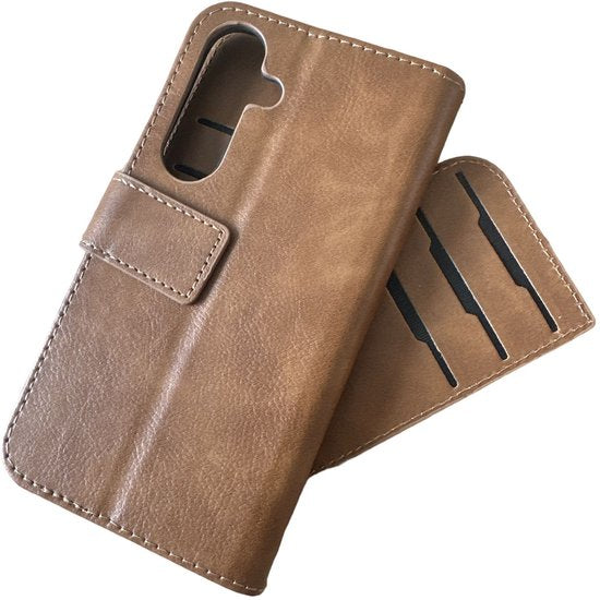 Samsung Galaxy A14 Hoesjes – Portemonnee Hoes – 9 Pasjesvakken – Magneetsluiting – Bruin-Ilumina Benelux