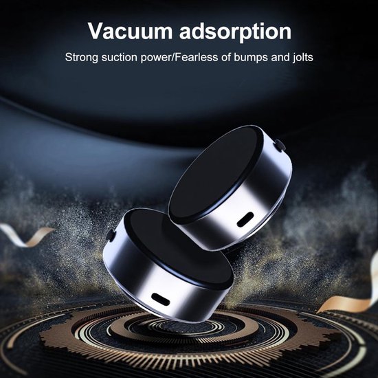 Telefoonhouder auto – Magnetisch met zuignap – 360° verstelbaar – Voor dashboard/ruit/LCD – Geschikt voor iPhone & Android-Ilumina Benelux