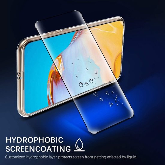 Huawei P40 Pro Hoesjes – Transparante Siliconen Backcover – Inclusief 2x Screenprotector – Anti-kras-Ilumina Benelux