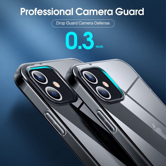 iPhone 11 Hoesjes – Transparante Soft TPU Siliconen Backcover – Schokbestendig – Inclusief 3x Screenprotector-Ilumina Benelux