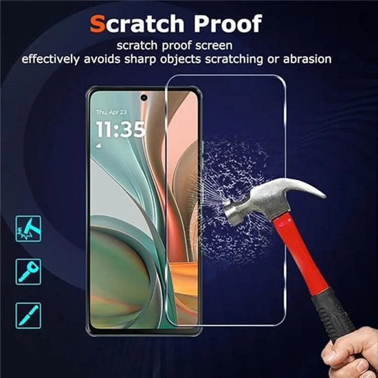 Screenprotector - Geschikt voor Motorola Moto G85 5G - 9H Glas (2-Pack)