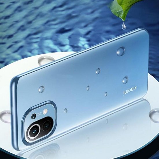 Xiaomi Mi 11 Hoesjes – Transparante TPU Siliconen Backcover – Soft Case – Inclusief Gehard Glas Screenprotector-Ilumina Benelux