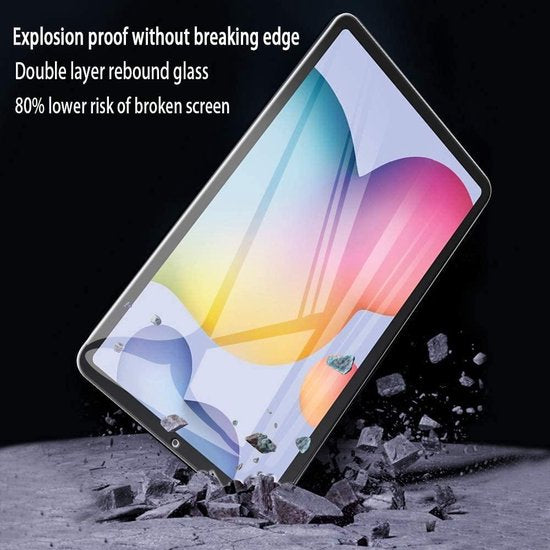 Screenprotector – Geschikt voor Samsung Galaxy Tab S6 Lite 10.4 P610/P615 - 2022/2024 – Gehard Glas – Anti-kras – 3-Pack-tabletscreenprotectors-Ilumina Benelux