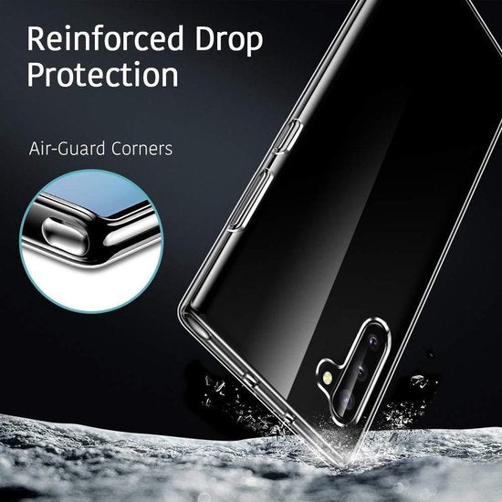 Samsung Galaxy Note 10 Plus Hoesjes – Siliconen Backcover – Soft Touch – Transparant-Ilumina Benelux