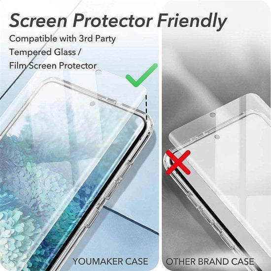 Samsung Galaxy S20 Plus Hoesjes – Transparante Siliconen Backcover – Flexibel – Soft TPU-Ilumina Benelux
