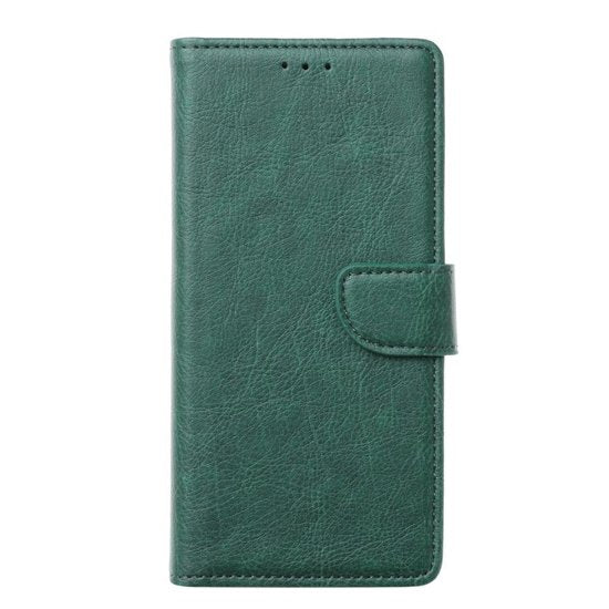 Motorola Moto One Fusion Plus Hoesjes – Bookcase Portemonnee – Pasjeshouder – Magneetsluiting – Groen-Ilumina Benelux