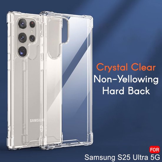 Samsung Galaxy S25 Ultra Hoesjes – Ultra-Hybrid Backcover – Schokbestendig – Crystal Clear Transparant-Ilumina Benelux