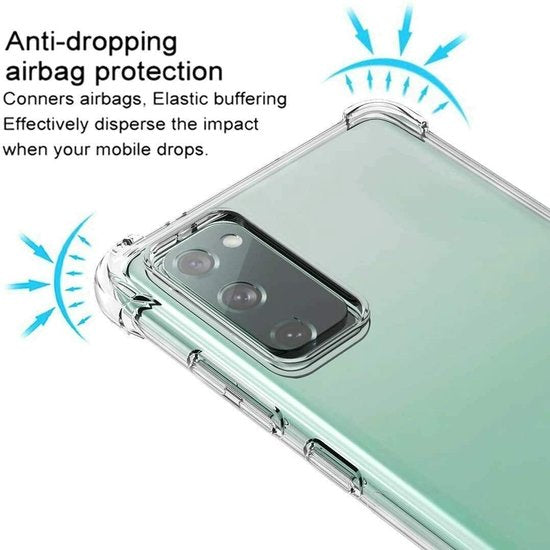 Samsung Galaxy S20 FE Hoesjes – Siliconen Backcover – Schokbestendig – Transparant – Flexibel-Ilumina Benelux