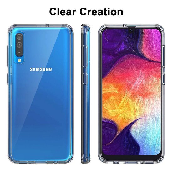 Samsung Galaxy A50 Hoesjes – Transparante Backcover – Schokbestendig – Shockproof-Ilumina Benelux