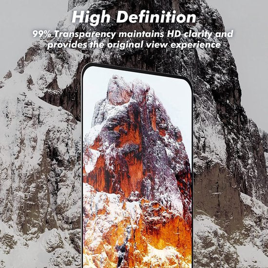 Screenprotector – Geschikt voor Motorola Moto E20/E30/E40 – Full Cover – Gehard Glas 9H – Transparant