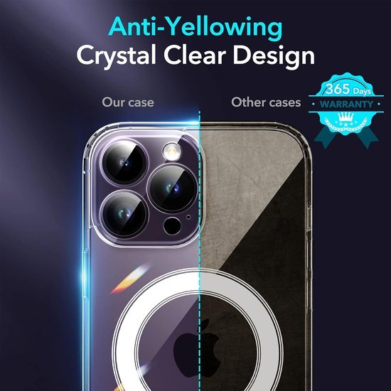 iPhone 15 Hoesjes – MagSafe Compatibel – Magnetische Backcover – Camera Lens Protector – Schokbestendig – Zwart-Ilumina Benelux
