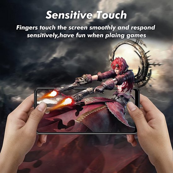 Full Cover Screenprotector - Geschikt voor Motorola Moto G60s / G60 / G40 Fusion Full Screenprotector 2x - 9H