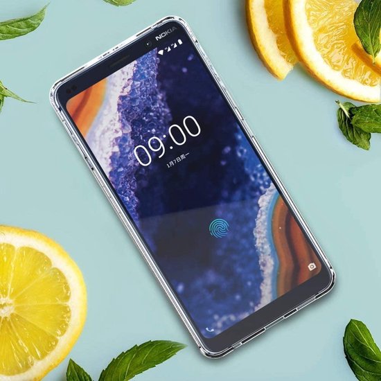 Nokia 9 PureView Hoesjes – Siliconen Backcover – Transparant – Flexibel – Anti Kras-Ilumina Benelux