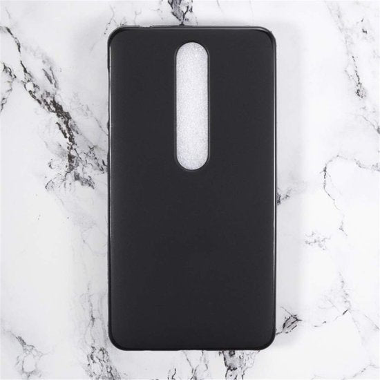 Nokia 6 2018 Hoesjes – Siliconen Backcover – Soft Silicone – Zwart-Ilumina Benelux