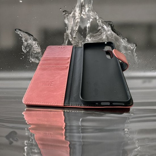 Samsung Galaxy S23 Ultra Hoesjes – Bookcase Portemonneehoes – Magneetsluiting – Pasjeshouder – Roze-Ilumina Benelux