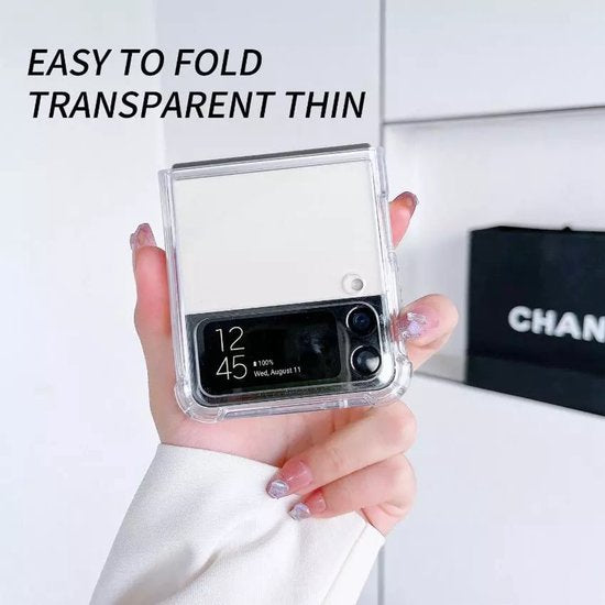Samsung Galaxy Z Flip 4 Hoesjes – Transparante TPU Backcover – MagSafe Compatibel – Schokbestendig – Dun & Flexibel-Ilumina Benelux