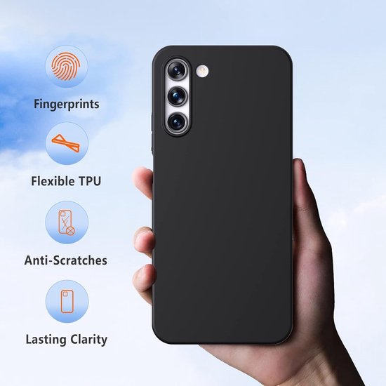 Samsung Galaxy S24 Hoesjes – Soft Silicone Backcover – Schokbestendig – Inclusief 2x Screenprotector – Zwart-Ilumina Benelux