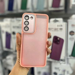 Doorschijnend Silcone hoesje Geschikt voor: Samsung Galaxy A14 - Back Cover - Roze