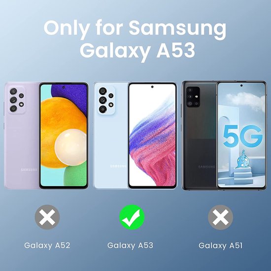 Samsung Galaxy A53 5G Hoesjes – Siliconen Backcover – Flexibel – Schokbestendig – Zwart-Ilumina Benelux