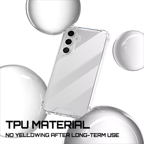 Samsung Galaxy A35 5G Hoesjes – Crystal Clear Backcover – Schokbestendig – Transparant-Ilumina Benelux
