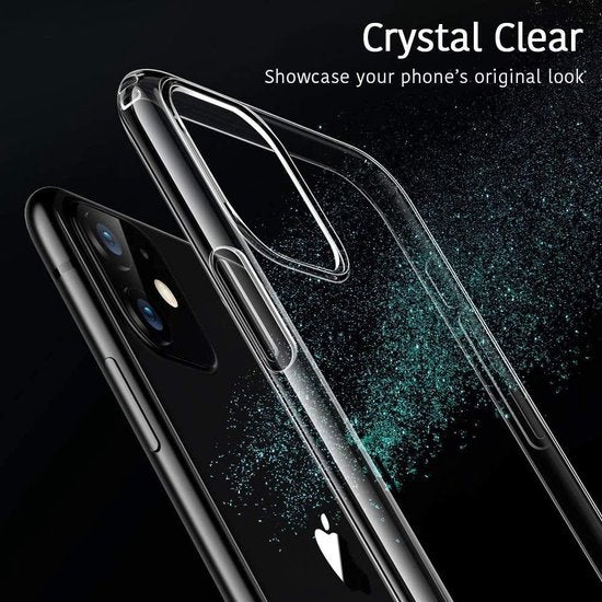 iPhone 12 Pro Max Hoesjes – Soft Silicone Backcover – Transparant – Flexibel – Schokabsorberend-Ilumina Benelux
