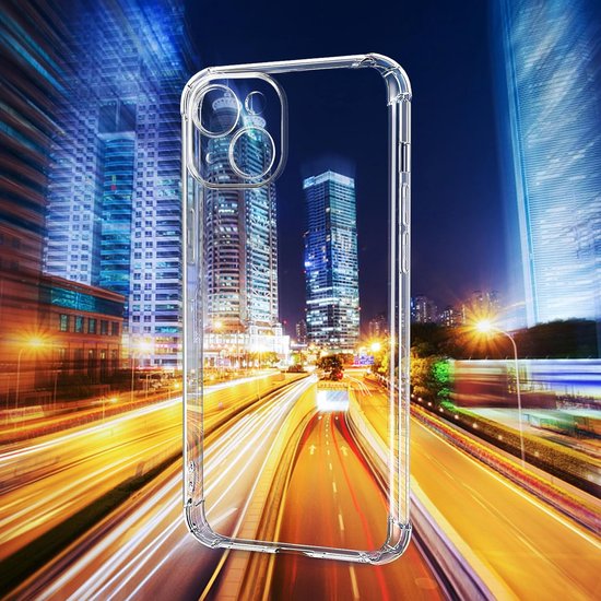 iPhone 15 Plus Hoesjes – TPU Siliconen Backcover – Schokbestendig – Camera All-Round Bescherming – Transparant-Ilumina Benelux
