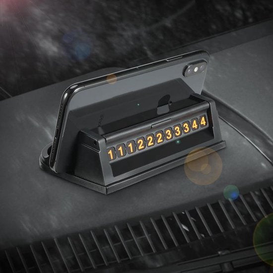 Telefoonhouder auto – Anti-slip Sticky Pad Mat – Dashboard & Bureau – Smartphone, Munten Houder – Zwart-Ilumina Benelux