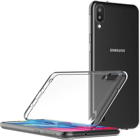 Soft Backcover Hoesje Geschikt voor: Samsung Galaxy M10 - Silicone - Transparant