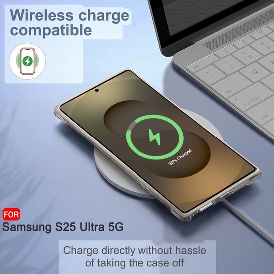 Samsung Galaxy S25 Ultra Hoesjes – Ultra-Hybrid Backcover – Schokbestendig – Crystal Clear Transparant-Ilumina Benelux