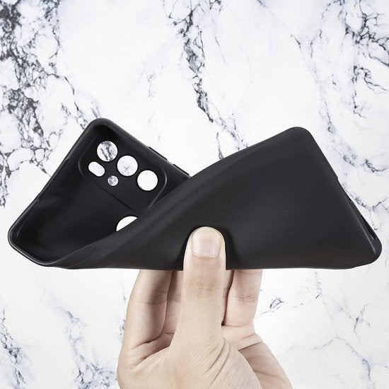 Motorola Moto G60 / G60s Hoesjes – Siliconen TPU Backcover – Schokbestendig – Zwart-Ilumina Benelux
