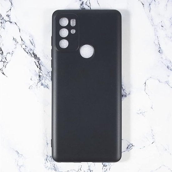 Motorola Moto G60 / G60s Hoesjes – Siliconen TPU Backcover – Schokbestendig – Zwart-Ilumina Benelux