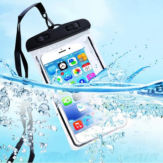 Waterdichte Telefoontas – Universeel – Met Koord – Spat- en Waterdicht – Transparant-Ilumina Benelux