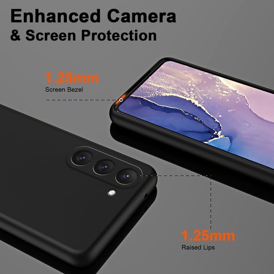 Samsung Galaxy S23 FE Hoesjes – Liquid Siliconen Backcover – Soft Touch – Flexibel – Paars-Ilumina Benelux