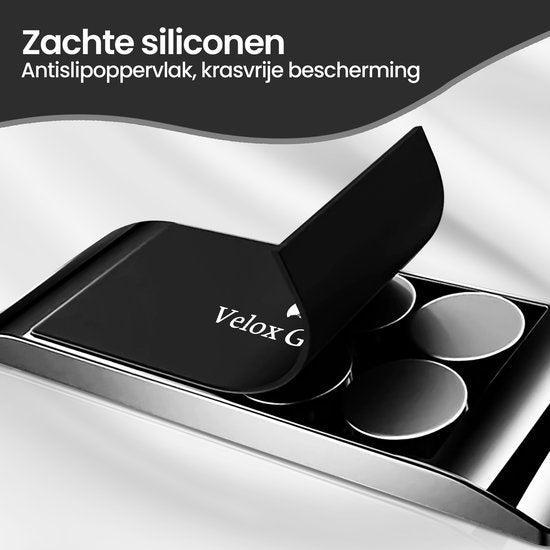 Telefoonhouder auto – Magnetisch Duo Pack – Dashboard & Voorruit – Ook voor Bureau – Universeel – Zwart-Ilumina Benelux