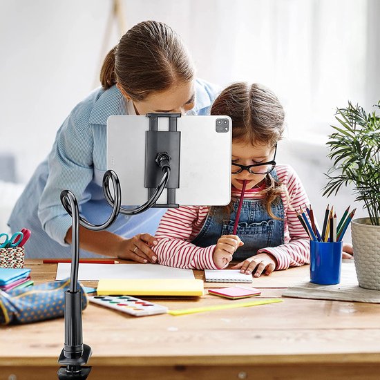 Universele Tablet Houder LB-537 Met Flexible Arm - 360° Draaibare Arm - Tablet Standaard voor bed bureau tafel keuken