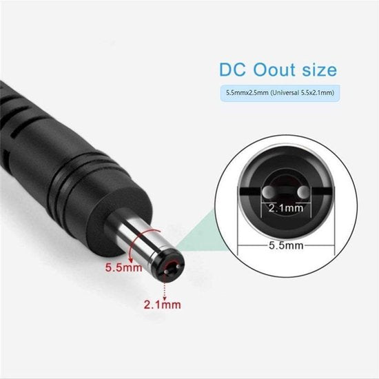 Oplader – Voedingsadapter – Geschikt voor LED-strips & CCTV camera’s – Voor router, monitor, speaker & 3D-printer – Zwart-Ilumina Benelux