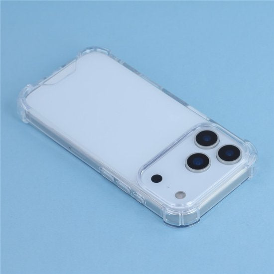 iPhone 17 Pro Max Hoesjes – Siliconen Backcover – Schokbestendig – Transparant-Ilumina Benelux