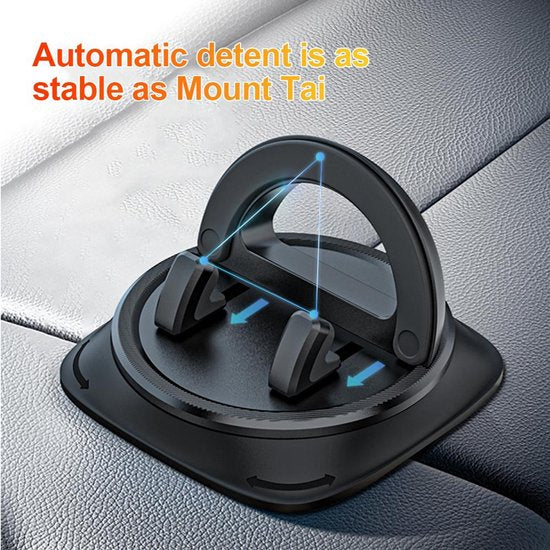 Telefoonhouder auto – Antislip sticky pad – Dashboard grip mat – Voor smartphone & munten – Zwart-Ilumina Benelux