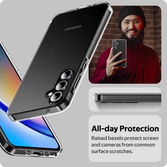 Samsung Galaxy S23 FE Hoesjes – Siliconen Backcover – Schokbestendig – Anti-Shock – Zwart-Ilumina Benelux
